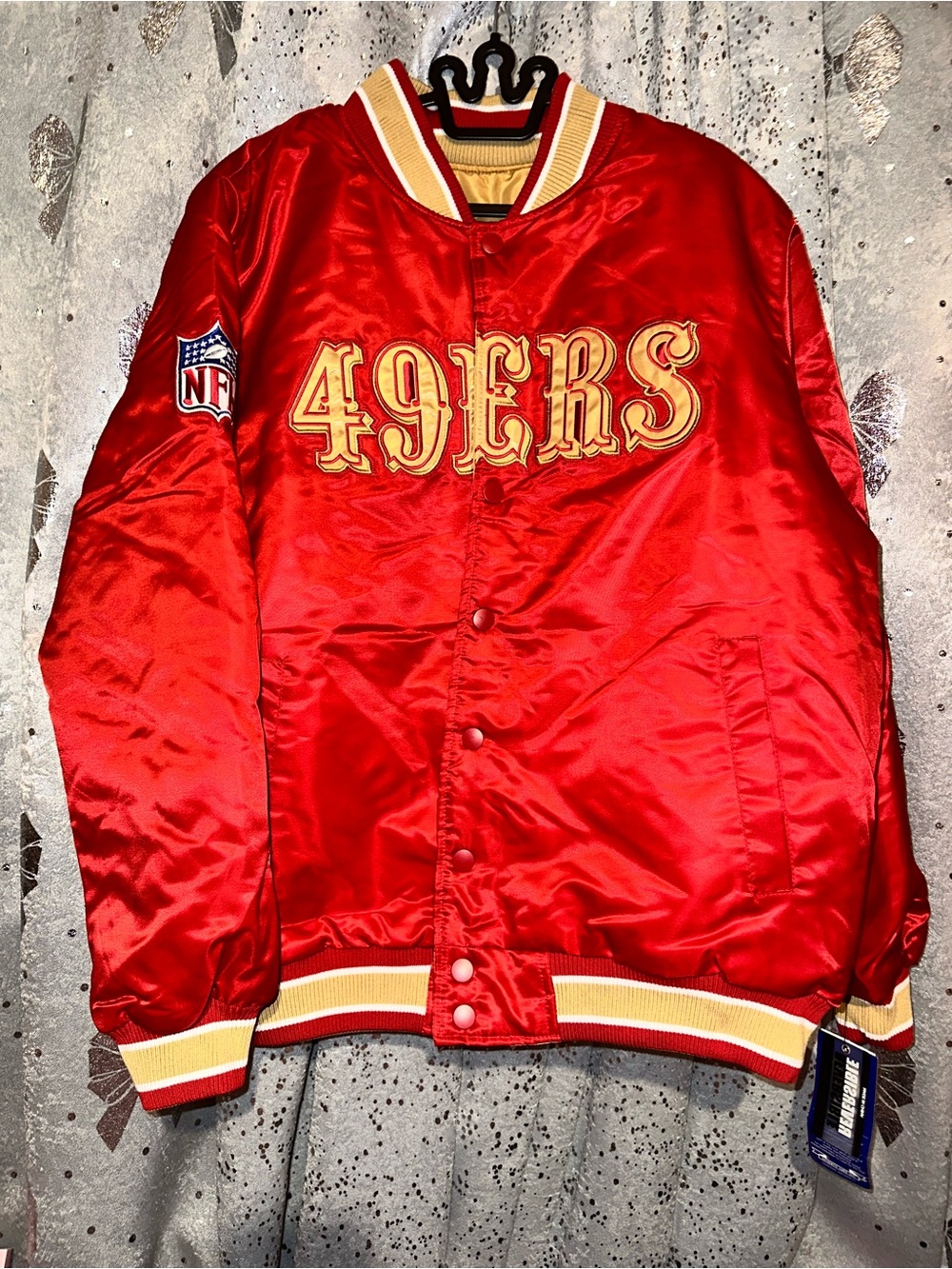 49ers reversible Starter NFL bomber  jacket